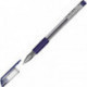 Ручка гелевая Attache Gelios-030 резин манж. синий стерж, игольчатый, 0,5мм