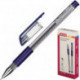Ручка гелевая Attache Gelios-030 резин манж. синий стерж, игольчатый, 0,5мм