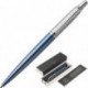 Ручка шариковая автоматическая синяя Parker узел 1 мм линия 0,8 мм