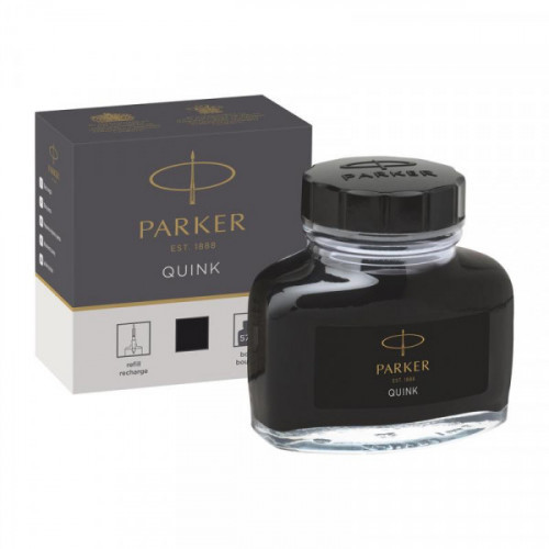 Чернила Parker Quink черные 57 мл (в стеклянном флаконе)