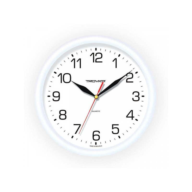 Часы настенные Troyka 21210213 белые