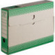 Короб архивный Attache картон зеленый 75х256х322 мм
