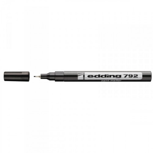 Маркер лаковый Edding 792/1 черный с толщиной линии 0.8 мм