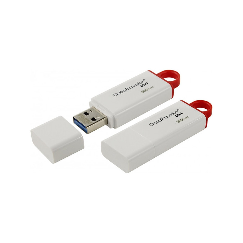 Флеш-память Kingston DataTraveler G4 32Gb USB 3.0 белая
