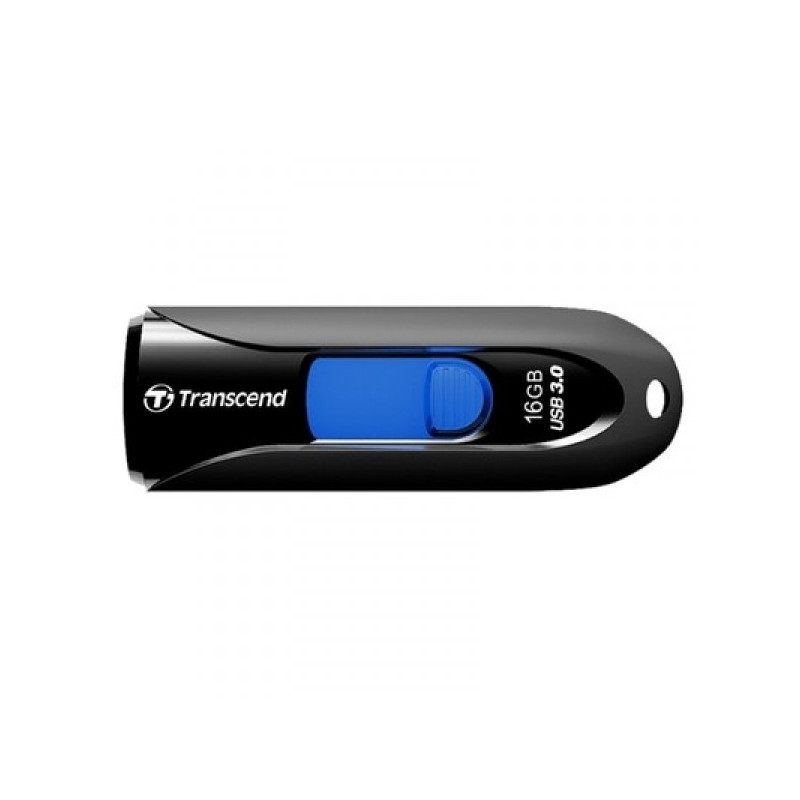 Флеш-память Transcend JetFlash 790 16Gb USB 3.0 черно-синяя