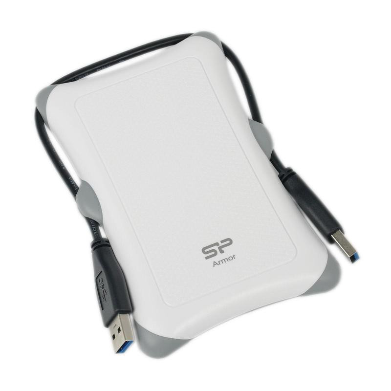 Портативный HDD Silicon Power A30 1TB USB3.0(SP010TBPHDA30S3W)белый, 2,5