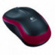 Мышь компьютерная Logitech Wireless Mouse M185 Red USB
