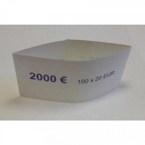 Кольцо бандерольное номинал 20 евро 500 штук в упаковке