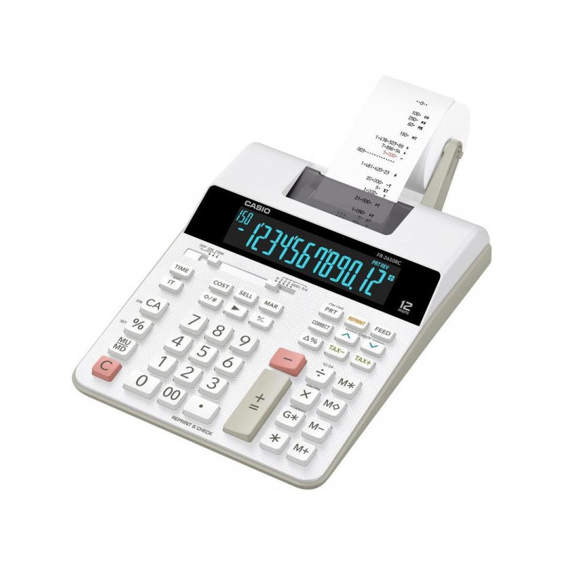 Калькулятор печатающий Casio FR-2650RC 12-разрядный