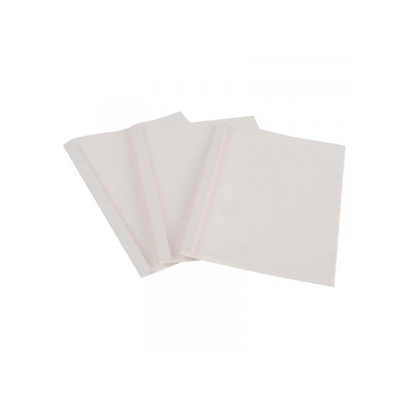 Обложки для переплета картонные белые картонные/пластиковые 1,5 мм 100 штук/упаковка