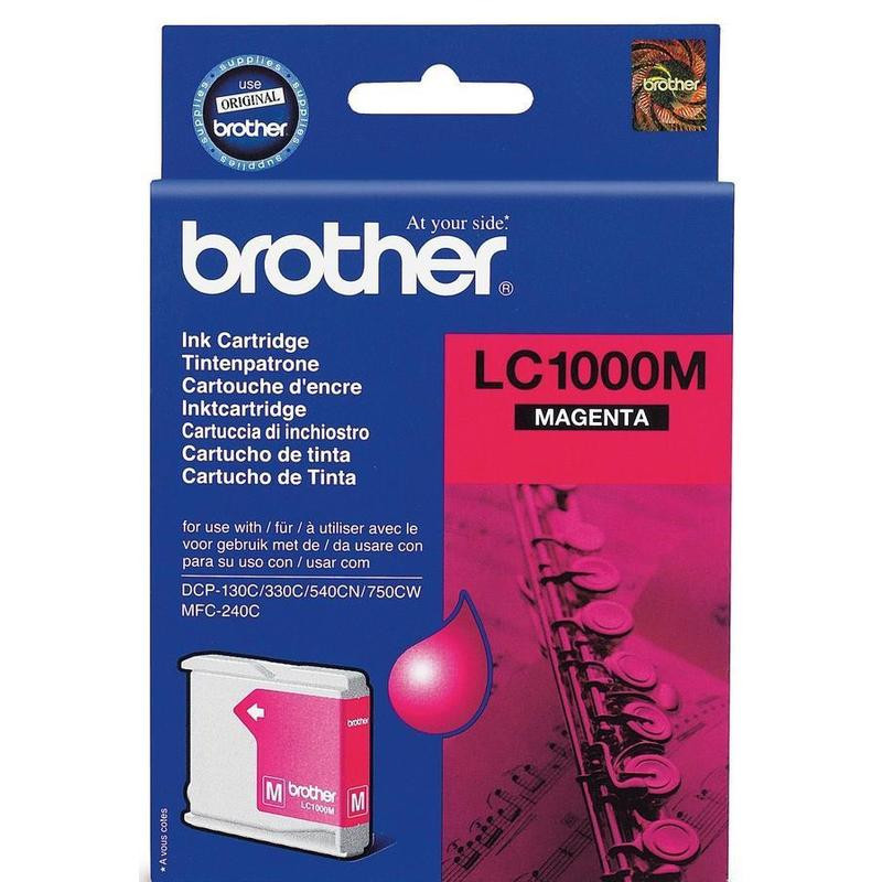 Картридж струйный Brother LC1000M пурпурный оригинальный