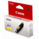 Картридж струйный Canon CLI-451Y 6526B001 желтый оригинальный