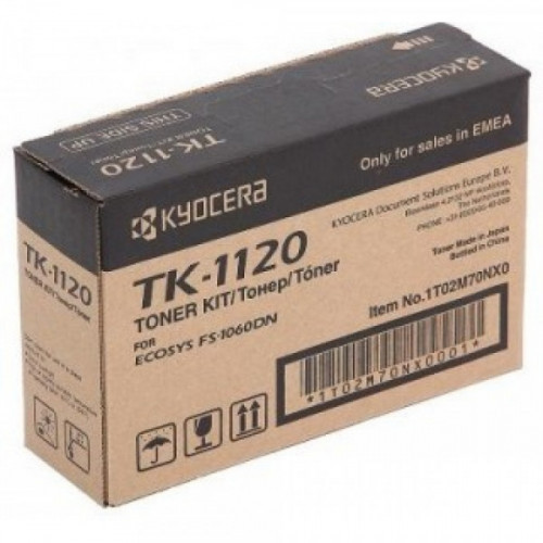 Тонер-картридж лазерный Kyocera TK-1120 черный оригинальный