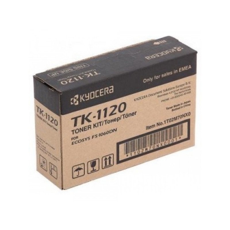 Тонер-картридж лазерный Kyocera TK-1120 черный оригинальный