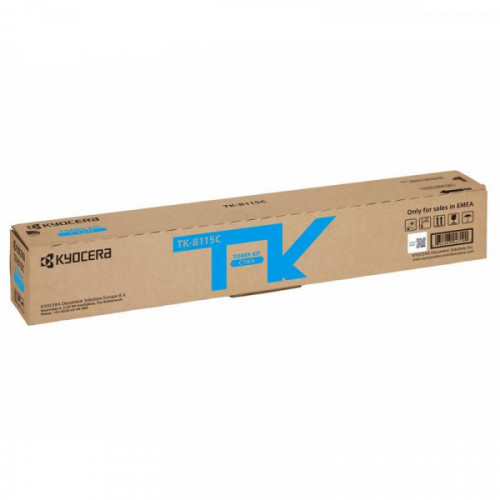 Тонер-картридж Kyocera TK-8115C голубой для M8124cidn/M8130cidn