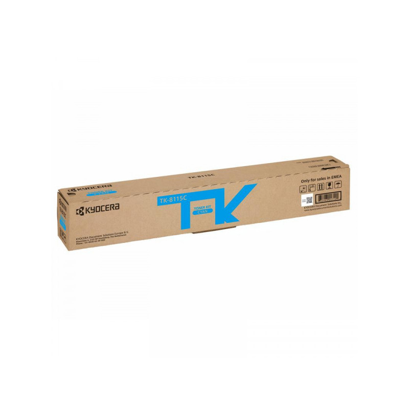 Тонер-картридж Kyocera TK-8115C голубой для M8124cidn/M8130cidn