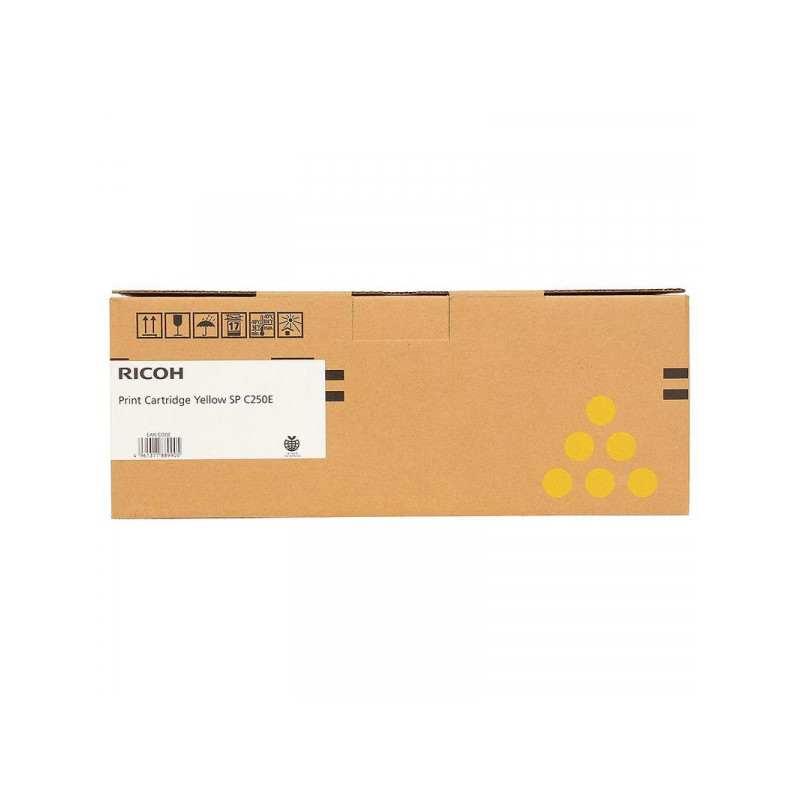 Картридж лазерный Ricoh SP C250E (407546) желтый для SP C250DN/SF