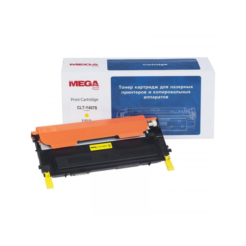 Картридж лазерный MEGA print CLT-Y407S желтый совместимый