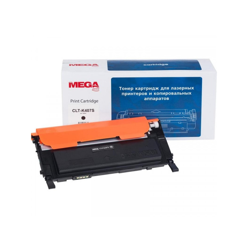 Картридж лазерный MEGA print CLT-K407S черный совместимый