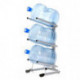 Металлический стеллаж для бутилированной воды СТЭЛЛА-3 на 3 тары 360х450х820 мм
