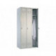 Металлический шкаф для одежды Практик LS-31 850x500x1830 мм 3 отделения