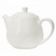 Чайник заварочный Wilmax фарфоровый белый 1000 мл