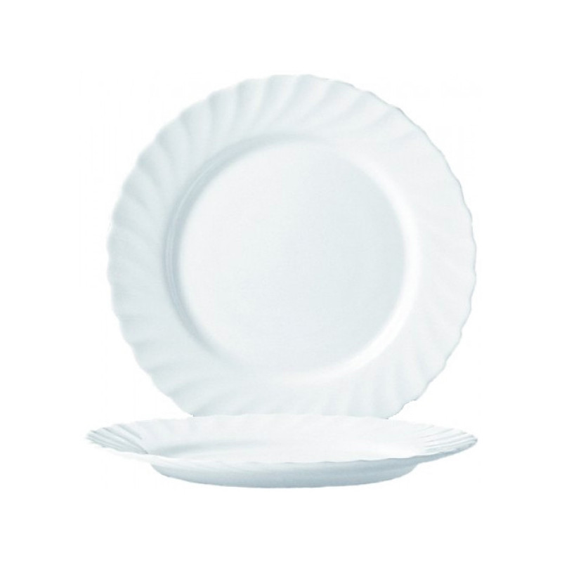 Тарелка обеденная Luminarc Трианон белая 24.5 см