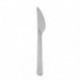 Нож одноразовый прозрачный длиной 18 см по 50 штук в упаковке