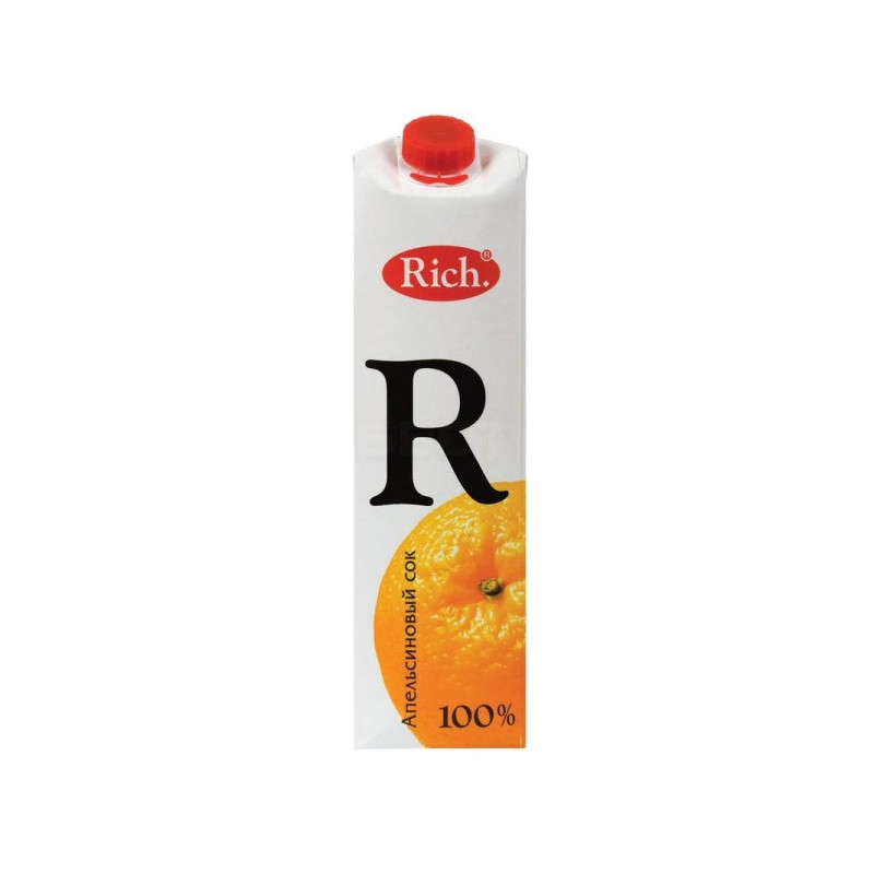 Сок Rich апельсин с мякотью 1 литр