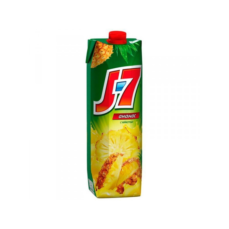 Нектар J7 ананас с мякотью 0.97 литра