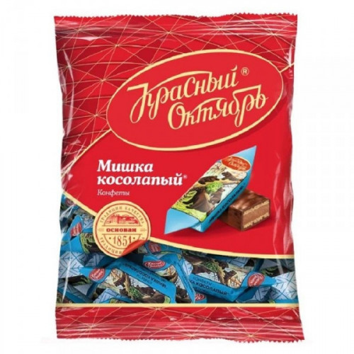 Конфеты шоколадные Красный Октябрь Мишка косолапый 200 грамм