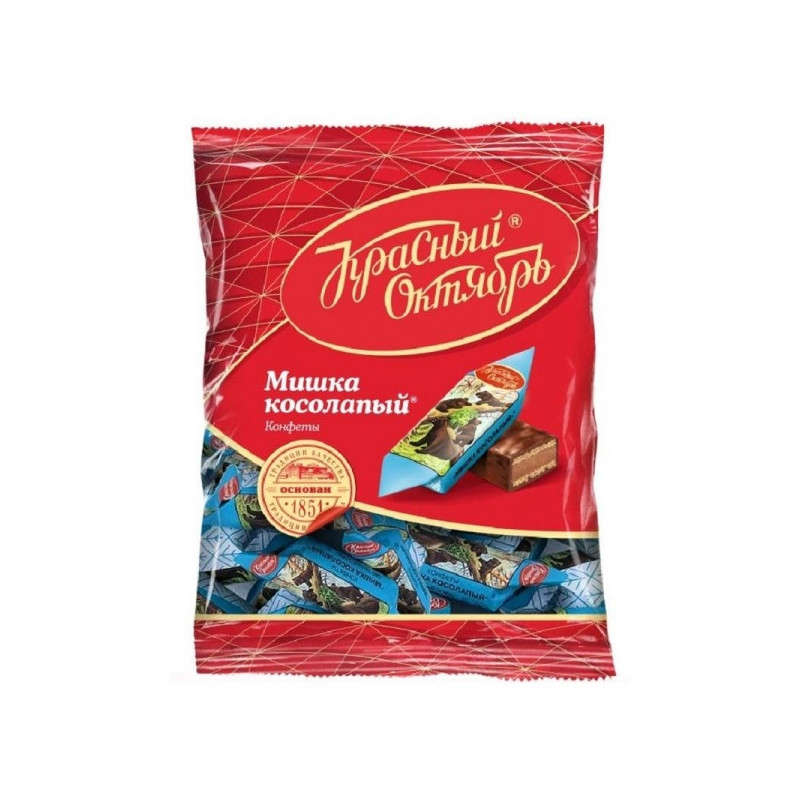 Конфеты шоколадные Красный Октябрь Мишка косолапый 200 грамм