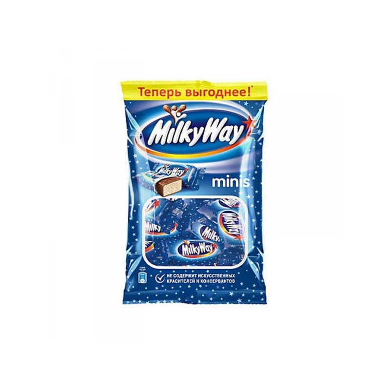 Шоколадные батончики Milky Way мини 176 грамм
