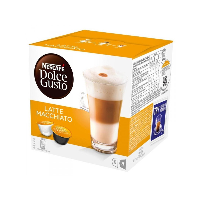 Капсулы для кофемашин Nescafe Dolce Gusto Латте 16 штук в упаковке