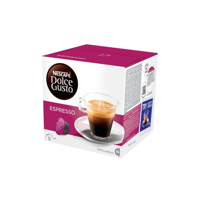 Капсулы для кофемашин Nescafe Dolce Gusto Эспрессо 16 штук в упаковке