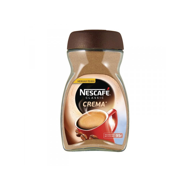 Кофе растворимый Nescafe Classic Crema 95 грамм стекло