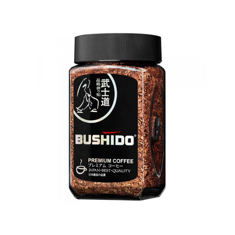Кофе растворимый Bushido Black Katana 50 грамм стекло