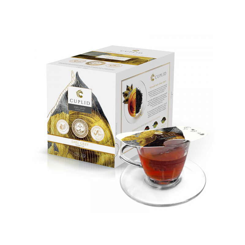 Чай Cuplid с бергамотом черный, 25 пакетиков
