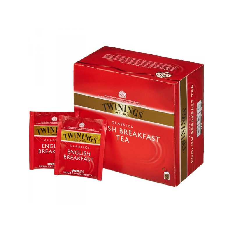 Чай Twinings English Breakfast Tea черный 50 пакетиков