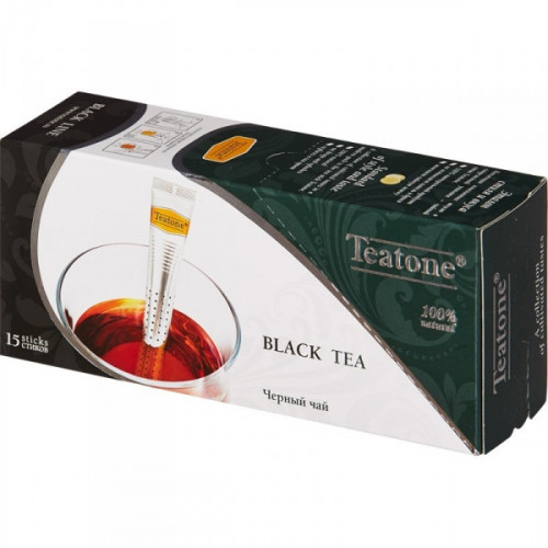 Чай Teatone Black tea черный 15 стиков