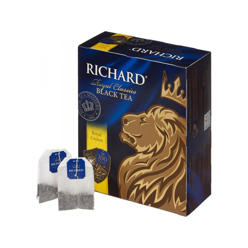 Чай Richard Royal Ceylon черный 100 пакетиков