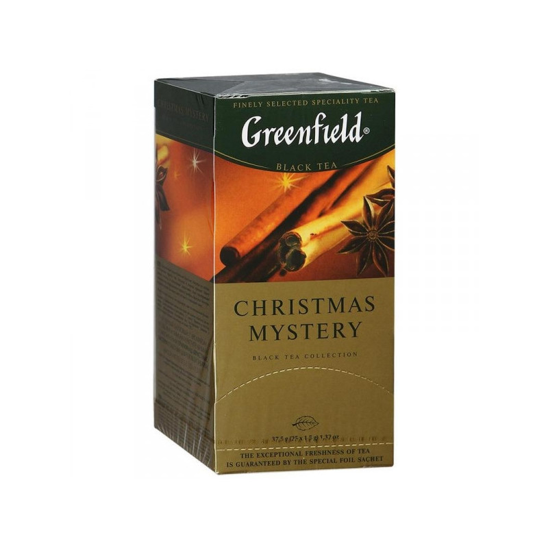 Чай Greenfield Christmas Mystery черный 25 пакетиков