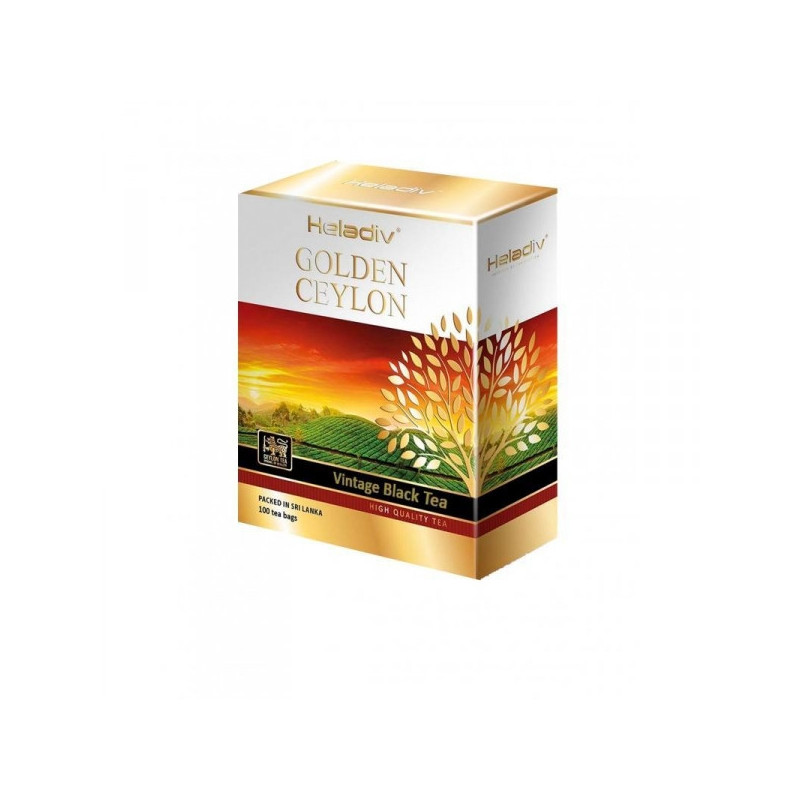 Чай черный Heladiv Golden Ceylon 100 пакетиков