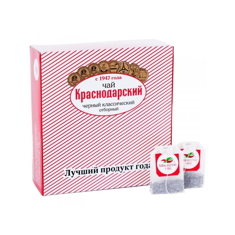 Чай Мацеста Краснодарский черный классический отборный 100 пакетиков