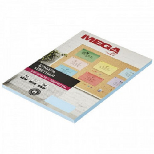 Бумага цветная Promega jet (голубая пастель) 80гр, А4, 50 листов