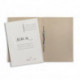 Папка-скоросшиватель Дело № картонная А4 до 150 листов белая 220 г/кв.м