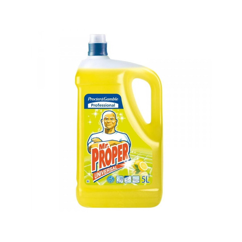 Профессиональная жидкость для твердых поверхностей Mr.Proper лимон 5л