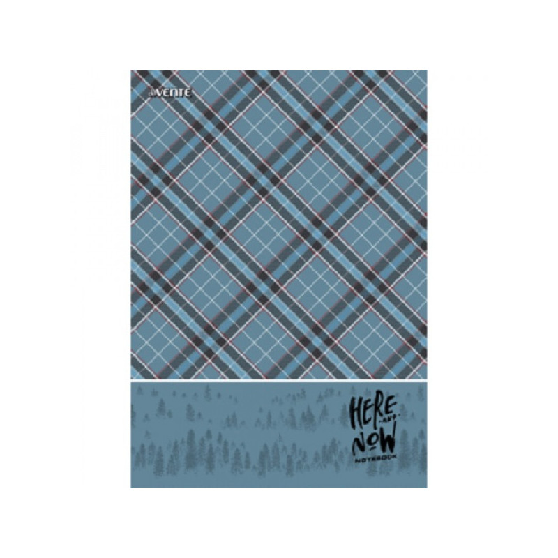 Тетрадь A4 80 листов "deVENTE. Scottish style" в клетку, обложка целлюлозный картон + ВД-лак, на спирали