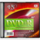 Носители информации DVD+R VS 4,7GB 16x Slim 5 штук