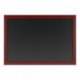 Доска магнитно-меловая настенная одноэлементная 600x900 мм лаковое покрытие черная